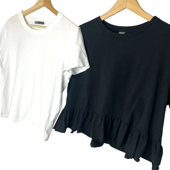 Two Boxy Tops 🤍 - Picture 2 of 14